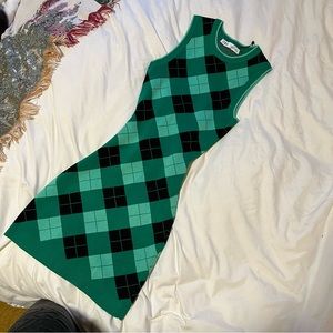 Zara Checked Mini Dress
